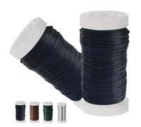 2 Roll Black Floral Wire, 0.35mm×55m, Flexible Wire Roll for Flower Wreath Binding, DIY Crafting