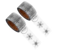 2 Roll Christmas Decorative Sticker with Reindeer Designs, 2 Rolls