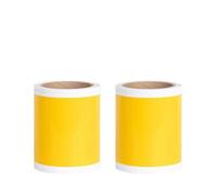 2 Roll Color Label Compatible With MAX CPM-100G3C CPM-100HG3C CPM-100HG5 100G5 CPM-100HG5C Label Printer(Yellow)