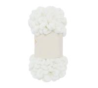 2 Roll Excellent Finger Looping Yarn Breathable Anti-Pilling Thread Group Woven Doughnut Ear Yarn Finger Loop Line(White)