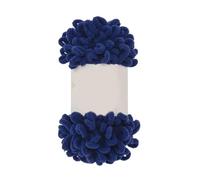 2 Roll Excellent Finger Looping Yarn Breathable Anti-Pilling Thread Group Woven Doughnut Ear Yarn Finger Loop Line(Blue)