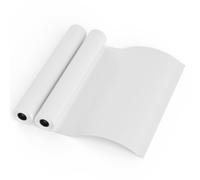 2 Roll Plotter Paper, 610mm X 50M 80gsm 2 inch Core, Universal Inkjet Roll for CAD Drawings/Engineering Plans/GIS Maps/Architectural Designs