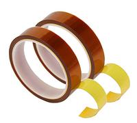 2 Rolls 20mm X 33m 108ft Heat Vinyl Press Tape,Heat Resistant Sublimation Tape for Heat Transfer,High Temperature Tape for Electronics Masking,Soldering, Protecting Circuit Board