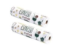 2 Rolls 30 x 300cm Cabinet Liners, Wardrobe Mat, Non-Slip Drawer Liners, Water-Proof Dust-Proof Cupboard Liners With Cute Cutlery Pattern For Drawers, Shelves, Cabinets, Refrigerator, Desks