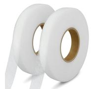 2 Rolls 70 Yards Hemming Tape,On Hemming Tape Hem Tape Roll No Sew Hem Tape Iron,Fusible Fabric Tape Perfect for Ironing, Bonding, Patching clothing, Fabric fusing - School badges, trousers etc