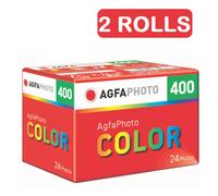 2 Rolls - AgfaPhoto Color 400 ISO 24exp 135 35mm Color Negative Film