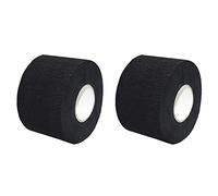 2 Rolls Barber Neck Strips Disposable Strentchy Paper Neck Bands Hairdressing Stretchy Wrap Barber Accessories for Salon Haircutting Styling (Black)