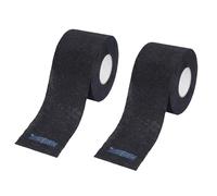 2 Rolls Black Disposable Barber Neck Strips, Waterproof Stretchy Neck Paper, Professional Salon Protector Strips for Hair Cutting & Beauty Use