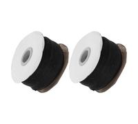 2 Rolls Black Fusible Interfacing Strips for Costume Designers, 2 | Non Woven Cotton, Single Sided Design, Medium Weight, Dressmaking Hems and Quilting Projects