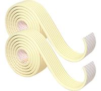 2 Rolls Bunk Bed Ladder Pads, 6.5FT Self-Adhesive Bunk Bed Ladder Padding, Cut-Free Soft Foam Baby Proofing No Residue for Furniture Edge Corner Crib Guard Baby Proofing