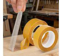 2 Rolls Double Sided Fabric Tape Heavy Duty, 20mmx14m Universal High Tack Strong Clear Mesh Carpet Tape, Waterproof Removable Double Sided Adhesive Strips for Wall Floor Carpet Mat Craft (20mm Wide)