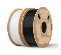 2 Rolls for CR-EALITY for H-yper PLA Filament 1.75mm 1KG for Hy-per Series PLA 3D PLA Filament for Cre-ality K1/K1 Max/for En-der-5 S1(1 White 1 Black)