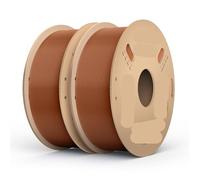 2 Rolls for CR-EALITY for H-yper PLA Filament 1.75mm 1KG for Hy-per Series PLA 3D PLA Filament for Cre-ality K1/K1 Max/for En-der-5 S1(2KG-Brown)