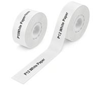 2 Rolls for Qutie Label Maker Tape, 15mm x 4m PRT Label Tape Waterproof Self-Adhesive Labels Printer Tapes Compatible with Qutie P15/P12/Q2/HP1/HP4/D32/D35 Thermal Printer Labels