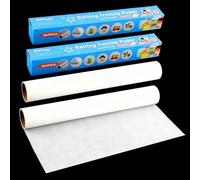 2 Rolls Fuse Beads Ironing Paper Roll,16.4 Ft Thermostable Ironing Paper,Fuse Bead Accessories for Perler Beads Crafts,Melting Beads 1x16.4 ft