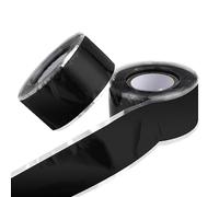 2 Rolls Grip Tape for Handles, Rubber Tape Self Fusing Handlebar Tape Silicone Wrap for Pull Up Bars Barbells Dumbbells Sports and Gym Equipment and Tools Plumbers Tape 1 Inch X 10 Ft