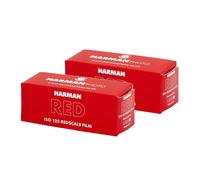 2 Rolls - Harman Red 125 ISO 120 Medium Format - Redscale Film - EXPIRY 05/2027