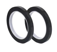 2 Rolls Insulation Tape Mylar Tape, 10mm x 66m Duct Tape, Strong Adhesive Tape for Fixing Wires, Regional Division, DIY Use, Black