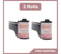 2 Rolls - Kodak VISION3 250D 5207 35mm 36exp Motion Picture Color Negative Film