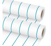 2 Rolls Lined Bulletin Board Roll Fade Resistant Wrinkle Resistant Lined Bulletin Board Background Poster for Back to School Poster Classroom Decor Wrap Craft 15.8inx20ft