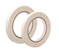 2 Rolls Masking Artists Tape 10mm x 100m, Acid-Free Self-Adhesive Tape, Artist Tapes for Painting Office, Crafts & more, Drafting Art, Decorators Professional (White)