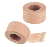 2 Rolls Micropore Paper Tape, 1 Inch x 10 Yards Flexible Breathable Skin Tape Nose Gauze Bandages, Self Adhesive Tan Coloured Earring Cover Up Tape for Wound Dressing Rhinoplasty Recovery