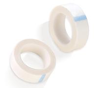 2 Rolls Micropore Surgical Tape,Hypoallergenic,1.25cm X 9m Easy to Tear Adhesive Medical Tape,Non Woven Medical Tape for Wound Dressing Tapes,Taping Bandages Eyelid Stickers DIY,Multipurpose Tape
