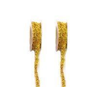 2 Rolls Mini Tinsel Garland Metallic Wire Garland Tinsel Wire Garland Christmas Tree Decorations Glitter Ribbon Wedding Birthday Party Decorations (gold)