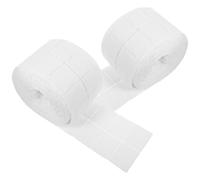 2 Rolls Nail Polish Remover Paper Wipes for Salon and Travel | Quick Water Absorption, Fast-drying Cleanup, White Paper Sheets, for Mobile Technicians and Gentle Skin Use