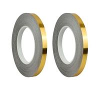 2 Rolls of Gold Craft Tape, Multi-Functional Self-Adhesive Tape, Simple and Beautiful, Waterproof and Beautiful Seam Stickers, DIY Art Project Decoration.