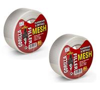 2 Rolls Of Gorilla Filler Jointing Tape Plasterboard Drywall Mesh Self Adhesive plasterers Scrim 50mm