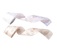 2 Rolls Of Snowflakes: Christmas Ribbon With Wire Edge, Sweet And Attractive Glitter Point Christmas Straps, Wired Chiffon Band | Gift Ribbon For Winter Holiday Is