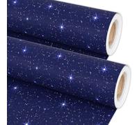 2 Rolls Outer Space Bulletin Board Roll Fade Resistant Wrinkle Resistant Night Sky Bulletin Board Background Galaxy Planet Poster for Back to School Poster Classroom Decor Wrap Craft 15.8inx20ft