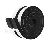 2 Rolls Premium Self Adhesive Foam Strip, Foam Tape Single Sided - 25mm(W) X 25mm(T) X 4m Longhigh Density Foam Strips for Gaps, Easy to Cut, Draft & Soundproof Tape, Weather Stripping Door Seal
