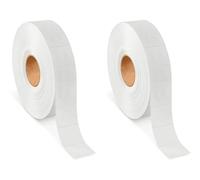 2 Rolls Pricing Labels for Monarch 1136 Two-Line Pricemarker - 3,500 Labels (White)