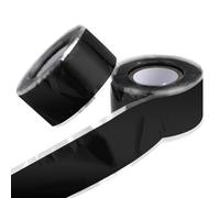 2 Rolls Self Fusing Silicone Tape, 1 in x 10 Ft Seal Waterproof Pipe Repair Tape for Heavy Duty Hose Leak Cable Winding Insulating Electrical Insulation Tapes Emergency Rescue Wrap(Black)