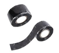 2 Rolls Self-Welding Silicone Tape, Insulation Tape, Heat Resistant Repair Tape, Waterproof Sealing Tape, Self-Adhesive, 2.5 mm x 3 m for Waterproof Repairs, Electrical Connections, Black