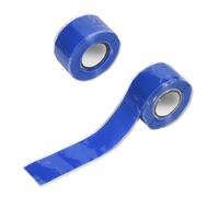 2 Rolls Self-Welding Silicone Tape, Insulation Tape, Heat Resistant Repair Tape, Waterproof Sealing Tape, Self-Adhesive, 2.5 mm x 3 m for Waterproof Repairs, Electrical Connections, Blue
