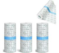 2 Rolls Transparant Waterproof Adhesive Bandages,Second Skin Healing Protective Bandages,Waterproof Tattoo Supplies for Swimming,Shower,Wound Initial Healing,Skin Protection (3 * 15cm*2m)