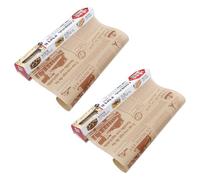 2 Rolls Vintage Style Baking Paper Rolls for Home Cooks and Bakers | Paper Sheets, Greaseproof Lining for Baskets and Sandwiches, Bbq Serving, Less Cleanup
