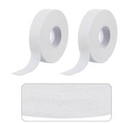 2 Rolls White Finger Tape, 0.6Inch x 3feet, Elastic Self-Adhesive Bandage Design, Suitable for Wrapping Fingers, Hands & Toes, Ideal for Outdoor Sports Like Volleyball, Climbing, Football