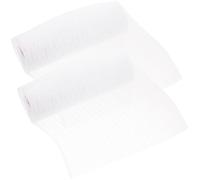 2 Rolls White Wreath Mesh Ribbon for Crafters | Plastic Craft Mesh, Wear-resistant and Multi-purpose, Custom Length Use, for Flowers and Wreath Frames