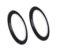 2 Rolls Whiteboard Tapes Grid Marking Tapes,Graphic Chart Tape,Self Adhesive Thin Black Tape Black Whiteboard Gridding Tapes for School Office Whiteboard Marker Scrapbooks Charts Decor (3mm x 66m)