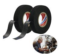 2 Rolls Wire Harness Cloth Electrical Tape, Wire Loom Tape Automotive Cloth Tape, Heat Proof Noise Resistance Fabric Tape for Automotive Electrical Wrap Protection Insulation Cable Fixed. ( 50mm )