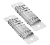 2 Rolls x 35m Silver Florist Wire for Wreath Making - 22 Gauge Christmas Wreath Wire