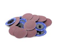 2" Roloc Aluminum Oxide Quick Change Sanding Discs 120 Grit - 25 Pack