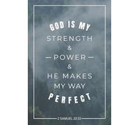 2 Samuel 22:33: A Men's Blank Lined Journal