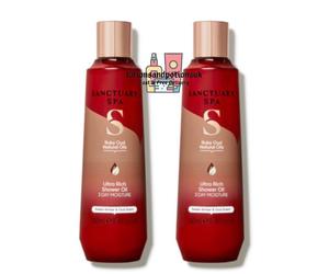 2 Sanctuary Spa ULTRA RICH Ruby Oud Natural Oils 3 Day Moisture Shower Oil 250ml