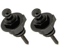 2 Schaller Strap Locks Black Pull to Release Allparts AP-0681-003