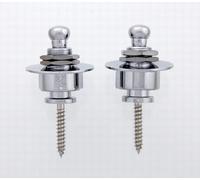 2 Schaller Style Strap Locks Chrome Pull to Release Allparts AP-0680-010